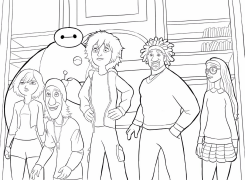 Big Hero 6 Online Coloring